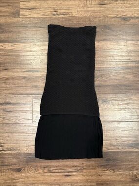 Vintage D&G Black Strapless Tube Dress